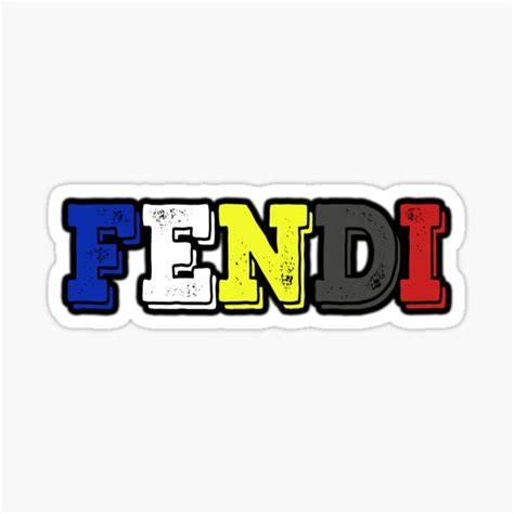 fendi hologram stickers